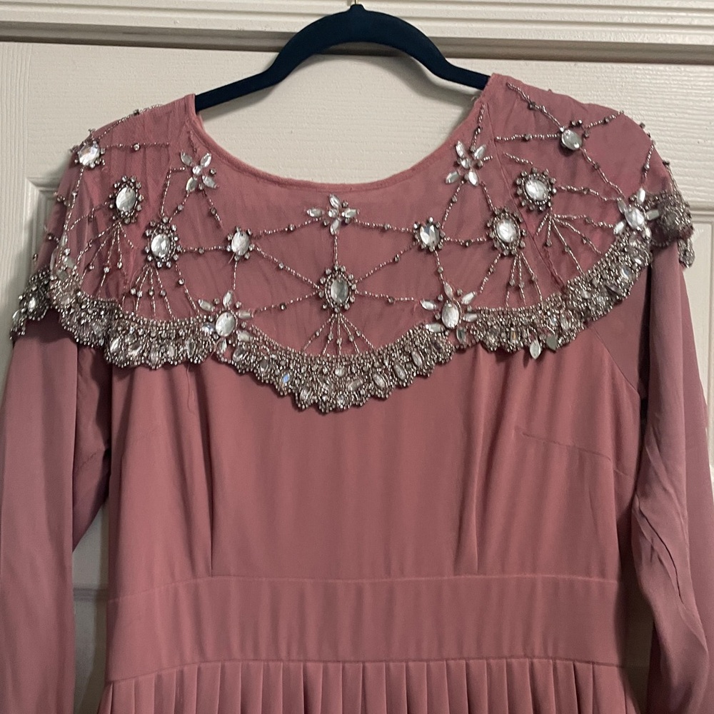 ASOS Pink Beaded Gown